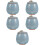 5Pcs Small Sky-Blue Ceramic Dog Cat Pet Urns Ashes Storage Memorial 8