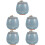 5Pcs Small Sky-Blue Ceramic Dog Cat Pet Urns Ashes Storage Memorial 7
