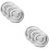 6Pièces Inserts Aluminium Argent Pour Rangement Fards Blushs DIY 7