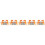 5Pcs Multi Color Wooden Train Railing Barriers for Educational Play 11