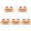 5Pcs Multi Color Wooden Train Railing Barriers for Educational Play 4