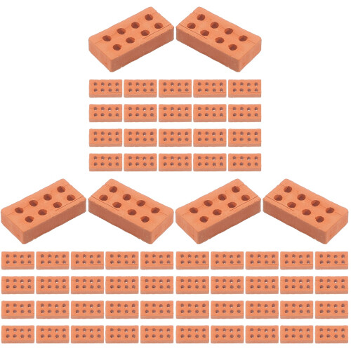 150Pièces Mini En Argile Marron Pour Modèles De Paysage DIY 2