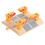5Pcs Multi Color Wooden Train Railing Barriers for Educational Play 2