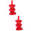 2Pièces Fixation Extincteur Nylon Rouge Pour Usage Polyvalent 7