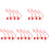 20Pièces Caches Rapides Hydraulique Plastique Rouge Protection Durable 3