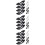 60Pièces Fixations Paddle Kayak En ABS Noir Résistant 7