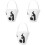 3Pcs Multi-Functional Halloween Candy Bags Felt Tote for Decor 3