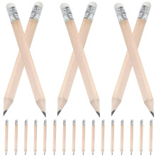 120Pcs Mini Khaki Wooden Pencils for Kids Writing Drawing Everyday Use