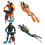 20Pcs Assorted Color Plastic Diver Figures Cute Sand Table Decorations 2