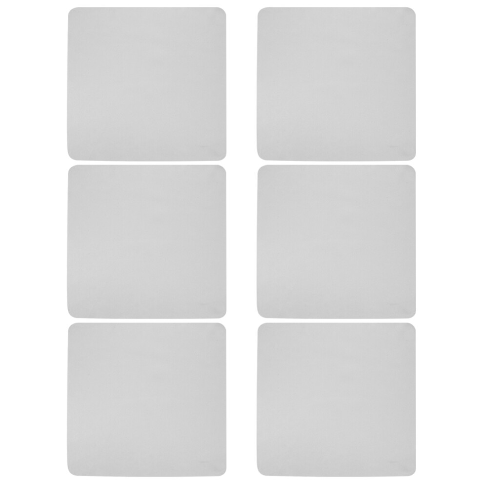 Inoomp Grey 12Pcs Microfiber Eyeglass Cleaning Cloths For Glasses And Jewelry