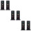 6Pcs Realistic Mini Railroad Light Model Black Sand Table Material 11