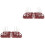2Pcs Pink Bottle Drying Rack PP Portable Foldable 5