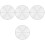 4Pcs Silver Stainless Steel Egg Steamer Rack Kitchen Cooking Rack 4
