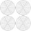 4Pcs Silver Stainless Steel Egg Steamer Rack Kitchen Cooking Rack 6