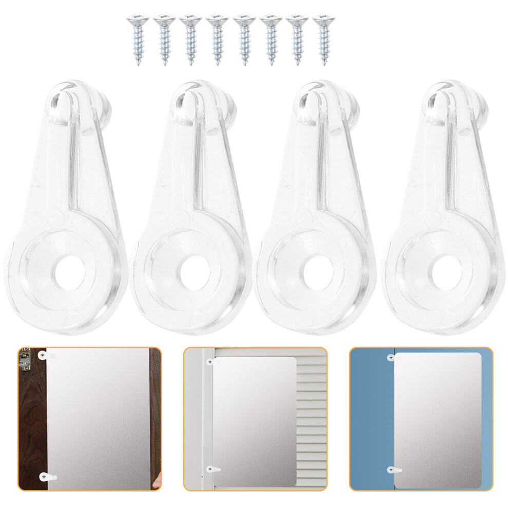 Photos - Other for Repair 300Pcs Clear Glass Holders with Screws for Cabinet Door Mirror Fixing
