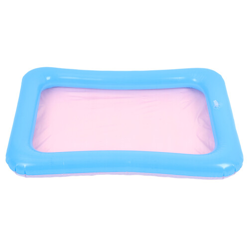 3Pcs Inflatable PVC Kids Sand Tray Multi-Use Mini Pool Assorted Colors