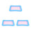3Pcs Inflatable PVC Kids Sand Tray Multi-Use Mini Pool Assorted Colors 9