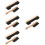 8Pcs Billiard Supply Cleaning Brushes Black Felt Pool Table Sweepers 7