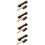 8Pcs Billiard Supply Cleaning Brushes Black Felt Pool Table Sweepers 8