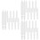 30Pcs Replacement Paint Pen Nibs White Acrylic Marker Pen Tips 7
