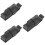 3Pièces Harmonica PU Noir Protection Pratique Et Élégant 8