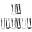 8Pcs Durable Hard Hat Chin Straps Elastic Strap Assorted Colors 3