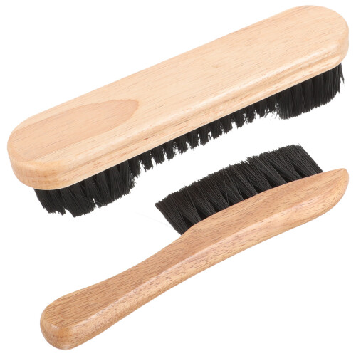 8Pcs Billiard Supply Cleaning Brushes Black Felt Pool Table Sweepers 2