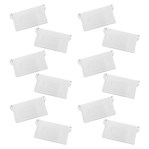 36Pcs White PVC Vertical Blind Accessories Bottom Weights Replacement