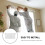 36Pcs White PVC Vertical Blind Accessories Bottom Weights Replacement 6