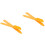 200Pcs Orange Plastic Caulking Spatulas Home Floor Bath Sealant Tools 6