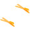 200Pcs Orange Plastic Caulking Spatulas Home Floor Bath Sealant Tools 5