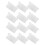 36Pcs White PVC Vertical Blind Accessories Bottom Weights Replacement 10