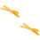 200Pcs Orange Plastic Caulking Spatulas Home Floor Bath Sealant Tools 8