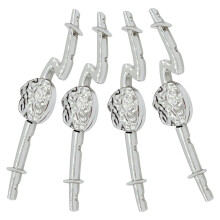 16Pcs Durable Metal Clothes Buttons for Sewing and Clothing Decoration