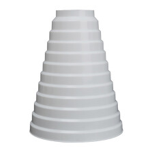 2Pcs Durable White Range Hood Exhaust Ring Multi-Purpose Vent Adapter