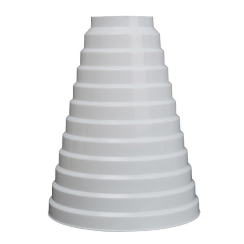 2Pcs Durable White Range Hood Exhaust Ring Multi-Purpose Vent Adapter