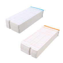 2Sets Time Attendance Cards Assorted Color for Office Clocking