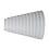2Pcs Durable White Range Hood Exhaust Ring Multi-Purpose Vent Adapter 7
