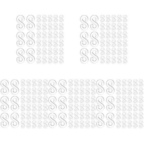 2500Pcs White Rubber Band Clips for Bracelets with Hooks and Clasps 2