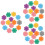 84Pcs PP Plastic Poker Chips Set Assorted Colors for Night 7
