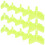1250Pcs Yellow Fishing Hook Bonnets Thickened Protective Hook Caps 1