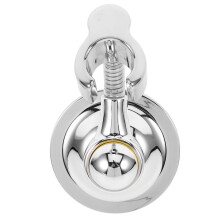 3Pcs ABS Wall Shower Head Mount Silver Small Hand Shower Holder