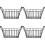 4Pcs Vintage Iron Wire Basket Black for Fruit Bread and Snack Storage 5