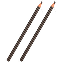 8Pcs Durable Coffee Wood Eyebrow Pencil Waterproof for Natural Brows