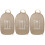 3Pcs Beige Utensils Storage Bag Cloth Picnic Tableware Pouch 6