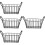 4Pcs Vintage Iron Wire Basket Black for Fruit Bread and Snack Storage 7