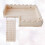 2Sets Hamster Crawling Ladder Wood Platform Khaki Pet Playground 11