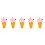 5Pcs Multi-Function Pink PVC Fake Ice Cream Cone Toys 10