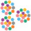84Pcs PP Plastic Poker Chips Set Assorted Colors for Night 8