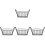 4Pcs Vintage Iron Wire Basket Black for Fruit Bread and Snack Storage 2
